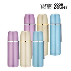 CookPower鍋寶 316超真空彈頭保溫瓶480ml+400ml 二入組 (三色可選)