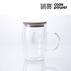 CookPower鍋寶 雙層耐熱玻璃杯 480ml DGS-480