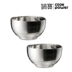 CookPower鍋寶 316不鏽鋼隔熱碗 14cm 二入組 EO-SSB3614Z2