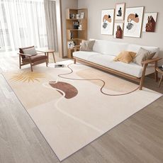 簡約日式水晶絨地毯140x200cm