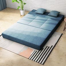 嵐嵐好時光(乳膠升級版)沙發床(幅150)土耳其藍