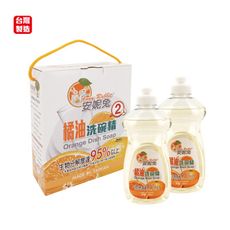 安妮兔橘油洗碗精500ml-2入禮盒 048K-F1782A【台灣製造】