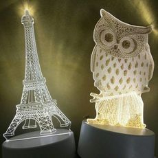 送禮首選 3D壓克力造型燈 LED燈 造型燈 小夜燈 療癒神器 送禮 聖誕節 情人節 生日 氛圍燈