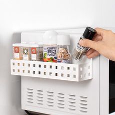 磁吸置物盒 冰箱置物架 磁吸置物架 磁吸收納盒 冰箱門邊收納盒 磁鐵收納盒 冰箱收納