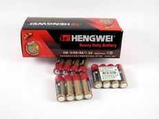 無尾熊3號電池Hengwei(UM-3/R6/AA/1.5V)玩具專用3號無汞環保碳鋅電池/一盒60