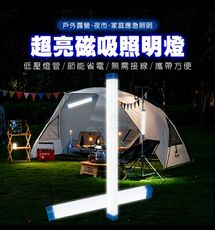 超亮磁吸照明燈(40W) 戶外露營 夜市燈 擺攤神器 家庭應急照明 釣魚 工作
