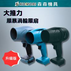 【Komori 森森機具】無刷暴力風扇【10節一電一座充】- 灰