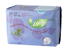 【芫茂UFT】天然蘆薈草本精華衛生棉 - 清新日用型