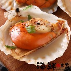 【海鮮主義】半殼扇貝(300g/包)