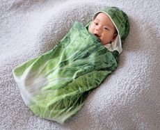 大白菜嬰兒包巾舒眠組