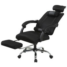 【SIDIS】透氣網布電腦椅(配腳墊/附腰+頸枕/後躺鎖定/高低可調/強化五腳)電腦椅/辦公椅