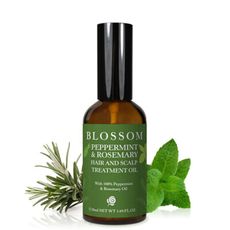 BLOSSOM 薄荷迷迭香植萃頭皮舒緩按摩油(50ML/瓶)-多件組更優惠