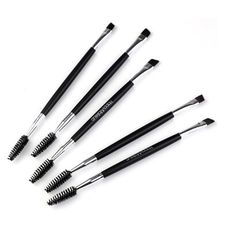 HappyMakeup 眉刷 睫毛刷 單支雙頭刷 螺旋桿睫毛刷 斜角化妝刷 現貨【愛來客 】一支