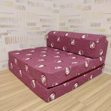 SUMMER台灣製造多款 透氣日式2折小紅沙發床 和室椅 靠腰墊 小床墊 坐墊 椅墊 沙發墊 折疊床