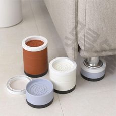 桌腳墊增高圓形茶幾腳墊高底座沙發靜音防滑神器桌椅床桌子加高 內徑6-8增高13cm四只