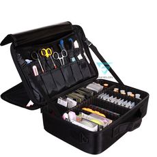 漁具收納包多功能收納箱釣魚用品裝備漁具包釣魚工具箱配件盒大全 中號（三層）【34*22*11】