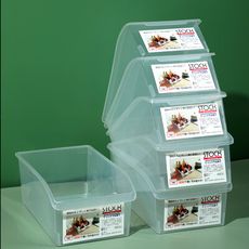 冰箱收納籃收納筐收納神器收納盒冷藏冷凍盒抽屜式食品級蔬菜水果 4005.冰箱收納盒（帶輪） 3個