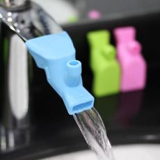 矽膠水龍頭延長器接頭導水槽多用防濺神器引水器加長延伸器洗手器