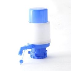 手動抽水器桶裝水飲水機取水按壓大桶水純凈水吸水壓水器 藍白款（帶止水閥）1個裝