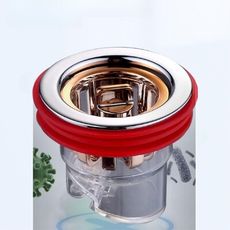 地漏防臭器 衛生間下水管道過濾網排水口通用防臭蓋密封內芯蓋神器 重力直排