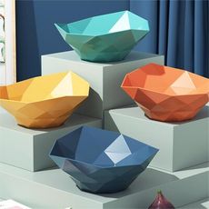 水果盤家用客廳茶幾盆籃收納擺放新款創意現代幹果擺件堅果糖  大號