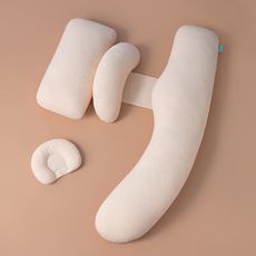 孕婦枕頭護腰側睡枕托腹枕側臥枕孕u型睡覺神器孕期專用h抱枕睡枕 迷霧棕/威尼斯綠/辛德白/貢緞紫