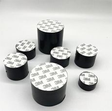 家具增高墊橡膠腳墊桌腿床腳加高神器茶幾沙發電視櫃支撐腳墊高塊 【圓】直徑5cm 厚3cm（4塊）