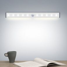 【JP嚴選-捷仕特】感應式LED 雙色磁吸燈條 30公分 自動感應 省電模式 房間 浴室玄關 客廳