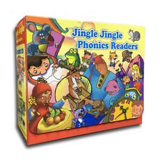 Jingle jingle phonics readers兒童韻文發音讀本(50書+6CD+點讀筆)