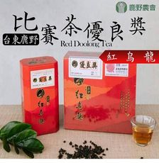 【鹿野農會】紅烏龍茶禮盒X1盒(1斤), 比賽茶優良獎 (300g-2罐-盒) 附贈提袋