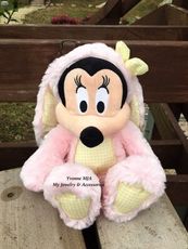 美國迪士尼Disney 限定正品新款限量稀有復活節兔子造型米妮12吋娃娃