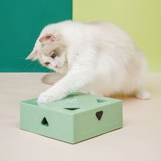 【咪多樂】魔盒 電動智能貓盒 逗貓遊戲 逗貓羽毛 貓咪玩具 貓咪遊戲 智能逗貓 智能紅外感應