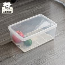 聯府名廚保鮮盒附瀝水盤6.5L整理盒密封盒LF03-大廚師百貨