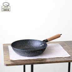 賓利麥飯石深型煎炒鍋28cm不沾鍋炒菜鍋-大廚師百貨