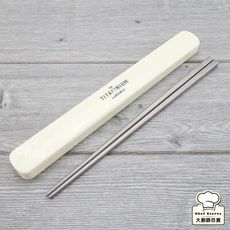 Lucuku純鈦筷子超輕量20g方頭筷子23cm附專用筷盒-大廚師百貨