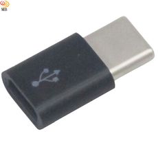 含稅含運月陽金屬母座MicroUSB轉Type-C轉接頭(USBMC1)