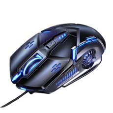【Mr.OC橘貓先生】G5 發光呼吸燈 有線電競滑鼠-黑色無聲