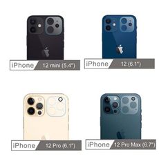 【SHOWHAN】iPhone 12系列  3D立體透明全包覆 高硬度抗刮鏡頭專用保護貼