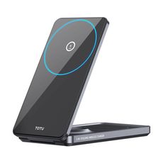 TOTU 機甲系列 三合一磁吸 摺疊無線充電盤 充電座充電器支架