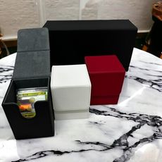 卡片收納盒 皮革磁吸卡盒 卡牌收納盒 卡片展示 卡磚收納盒 寶可夢卡牌 寶可夢專用卡盒遊戲王卡 球員