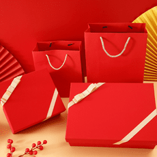 喜氣紅禮盒 紅色禮物盒 熱情紅禮物盒子 精美紅禮盒 驚喜盒  紅色禮物禮盒 春節禮盒 紀念日禮物 端