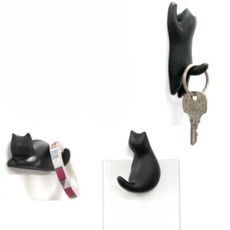 （日本製）黑貓磁鐵掛鉤