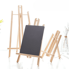 梯形畫架24x40cm 手機架 桌上型畫架 迷你畫架 木質展示架 木製畫架  三角架 松木小畫架
