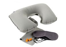 充氣式U型枕+眼罩組
