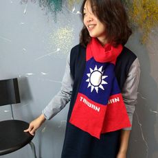 【國旗系列商品】青天白日滿地紅 中華民國 國旗圍巾 TAIWAN (經典款)