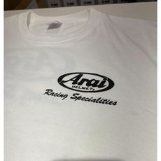 【台中硬了安全帽】ARAI T-SHIRT United Athle 白T 總代理公司貨