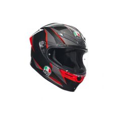 AGV K6 S Slashcut 黑灰紅