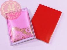 【K金綢 燙金簽名綢 繡花綢 紅喜巾 妙妙屋禮贈品嫁妝文具】k金綢中龍鳳