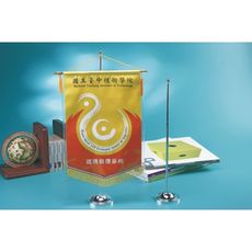 【旗幟百貨 旗桿 木桿 旗座 旗頭 金頭 國旗 妙妙屋禮贈品】桌上型伸縮桿+座