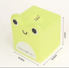 青蛙造型正方形紙巾盒